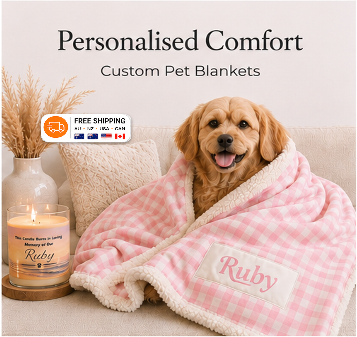 Personalised Pet Blankets