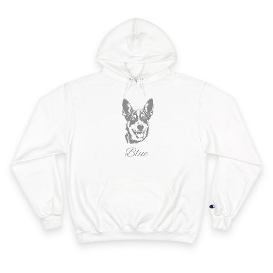 Australian Cattle Dog - Personalised Champion® Hoodie (Grey Australian Cattle Dog & Personalised Pet Name)