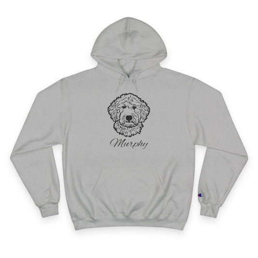 Labradoodle - Personalised Champion® Hoodie (Black Labradoodle & Personalised Pet Name)