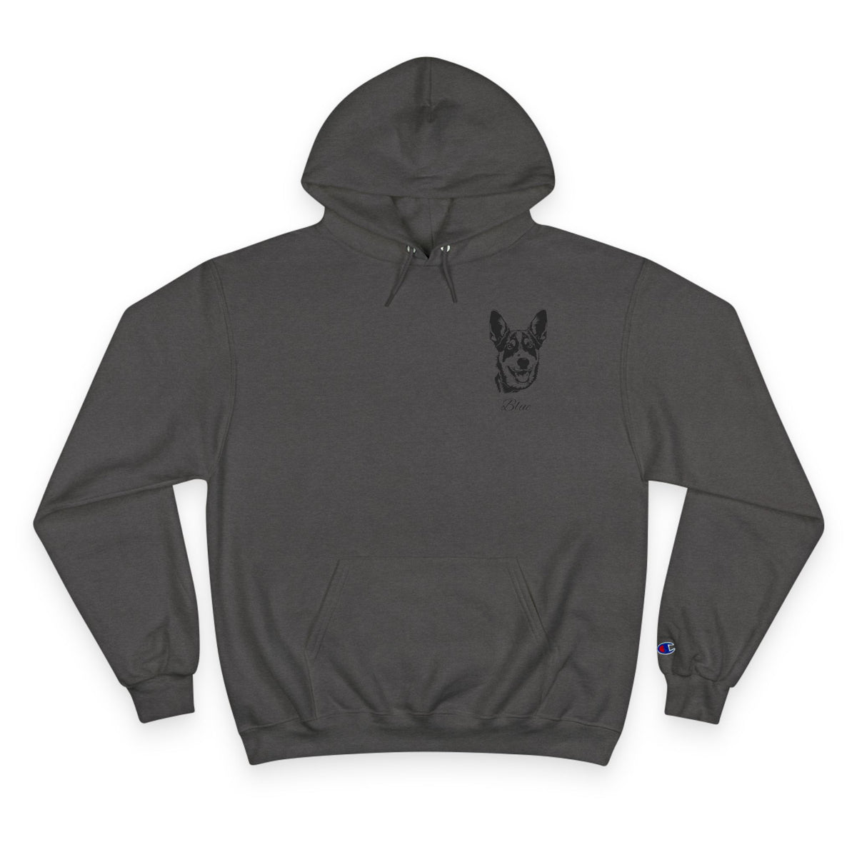 Australian Cattle Dog - Personalised Champion® Hoodie (Small Australian Cattle Dog & Personalised Pet Name)