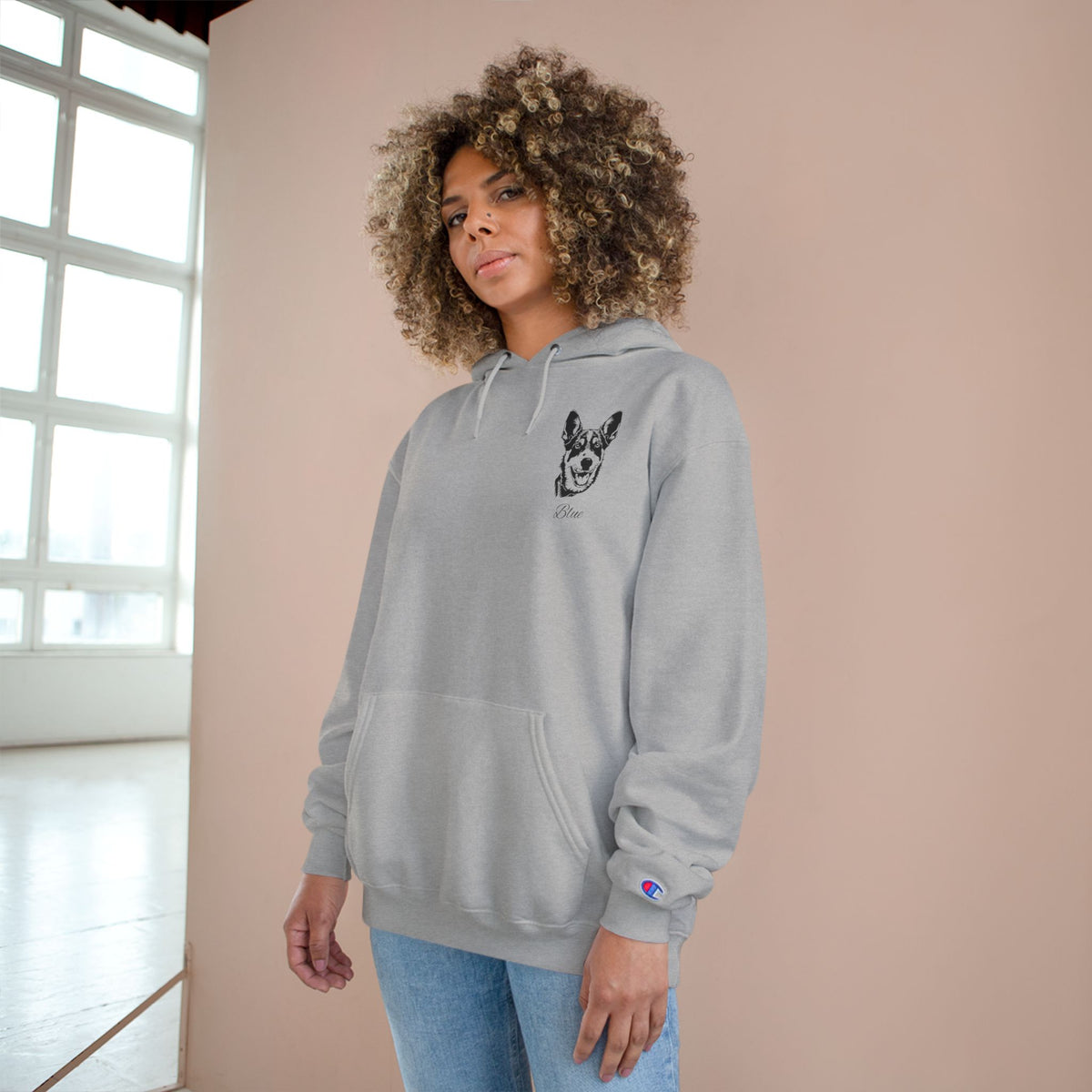 Australian Cattle Dog - Personalised Champion® Hoodie (Small Australian Cattle Dog & Personalised Pet Name)