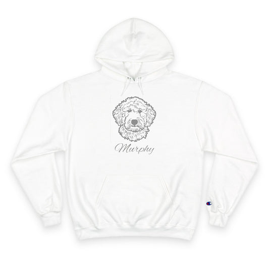 Labradoodle - Personalised Champion® Hoodie (Grey Labradoodle & Personalised Pet Name)