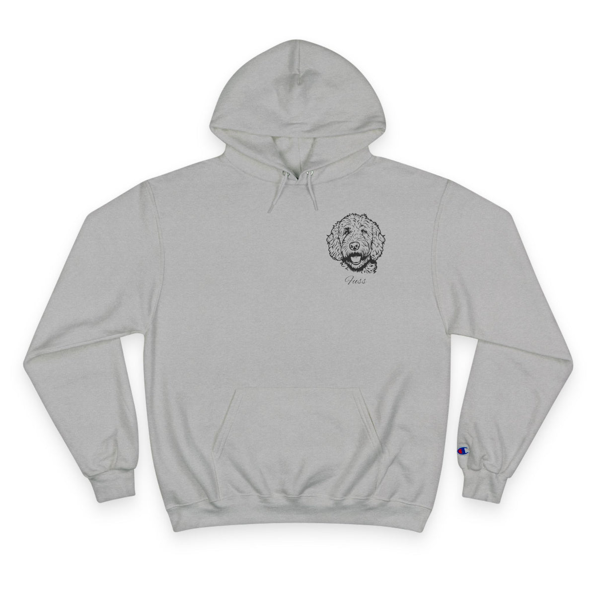 Groodle - Personalised Champion® Hoodie (Small Groodle & Personalised Pet Name)