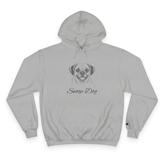 Pugalier - Personalised Champion® Hoodie (Black Pugalier & Personalised Pet Name)