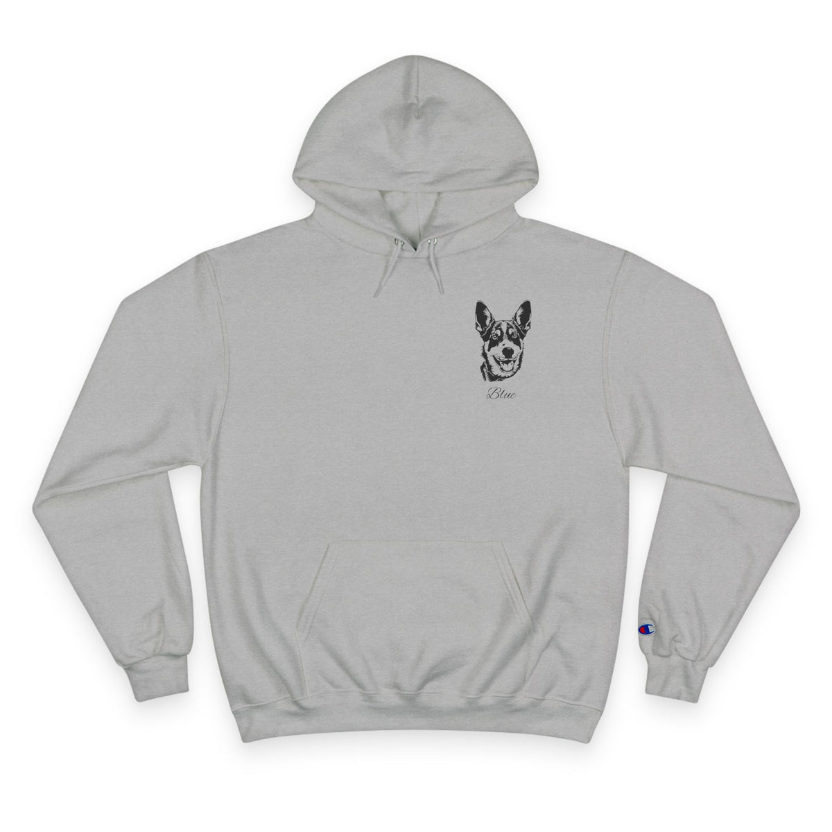 Australian Cattle Dog - Personalised Champion® Hoodie (Small Australian Cattle Dog & Personalised Pet Name)
