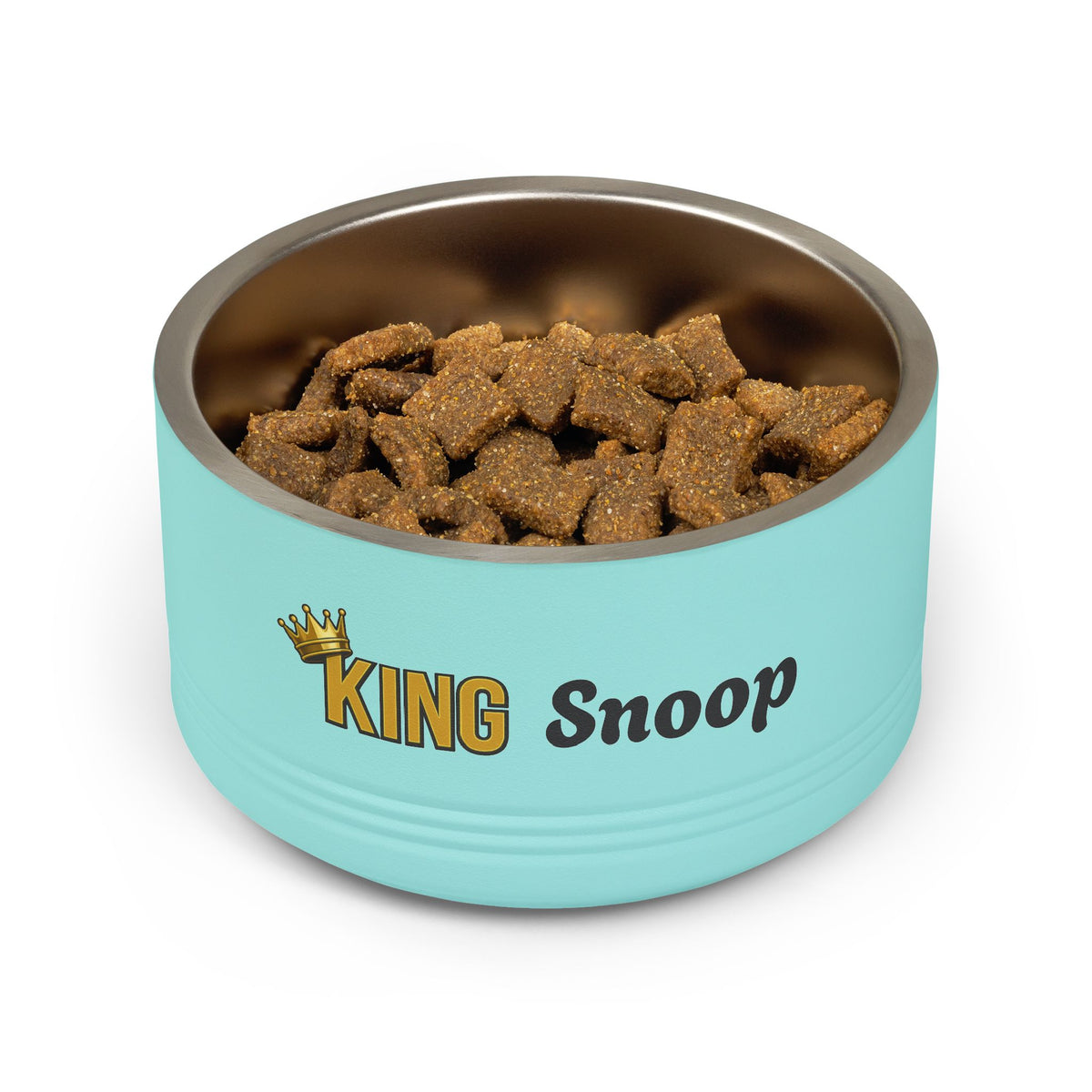 KING Personalised Pet Bowl – King Stainless Steel Dog & Cat Bowl (Pet Name)