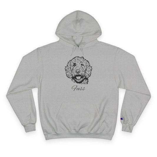Groodle - Personalised Champion® Hoodie (Black Groodle & Personalised Pet Name)