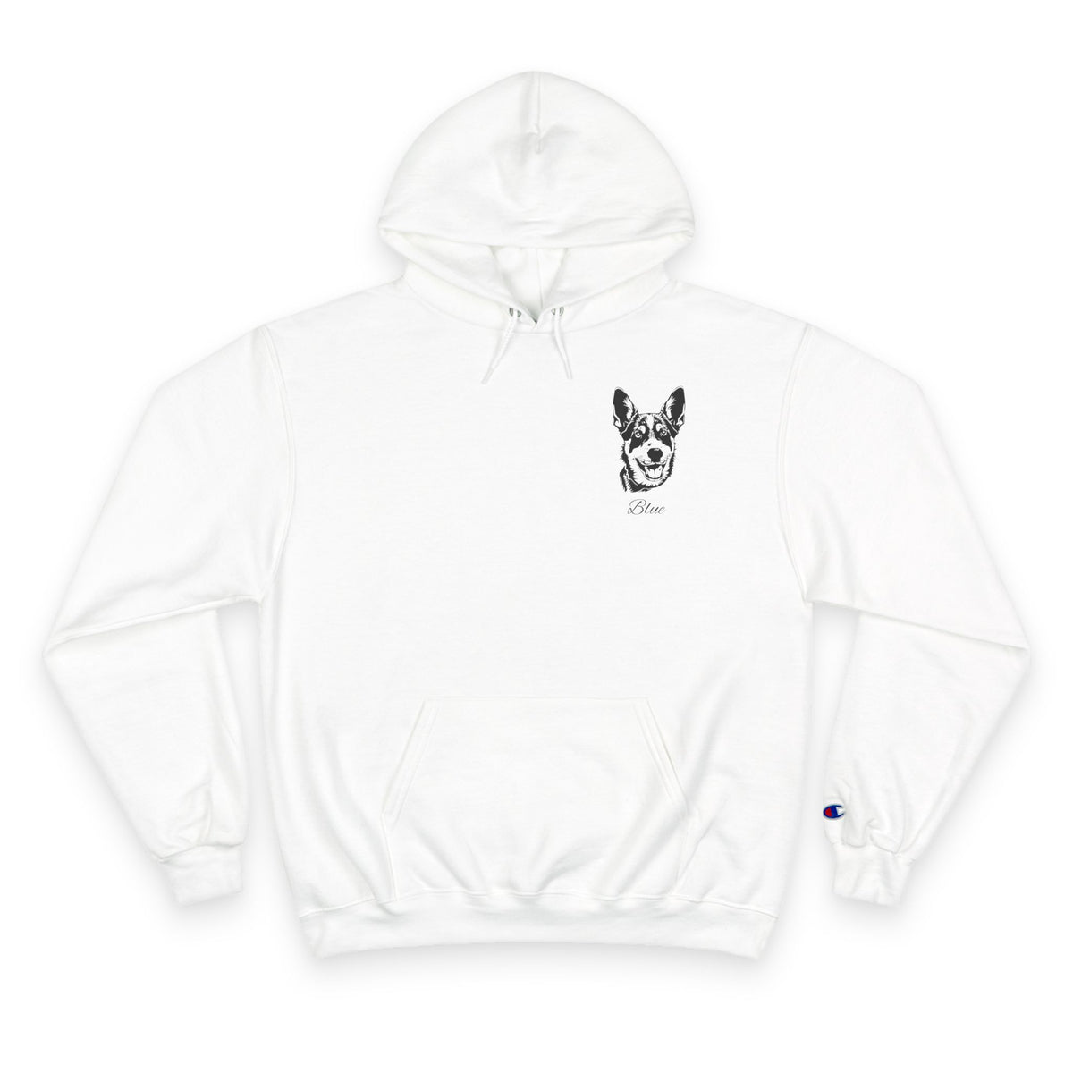 Australian Cattle Dog - Personalised Champion® Hoodie (Small Australian Cattle Dog & Personalised Pet Name)