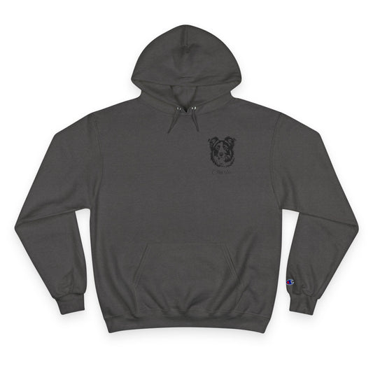 Border Collie - Personalised Champion® Hoodie (Small Black Border Collie & Personalised Pet Name)