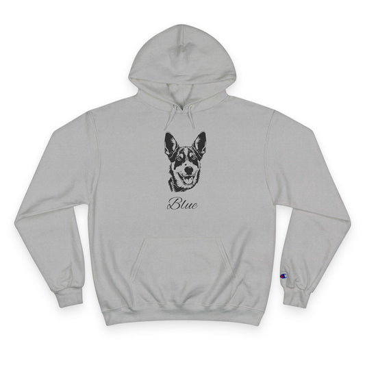 Australian Cattle Dog - Personalised Champion® Hoodie (Black Australian Cattle Dog & Personalised Pet Name)