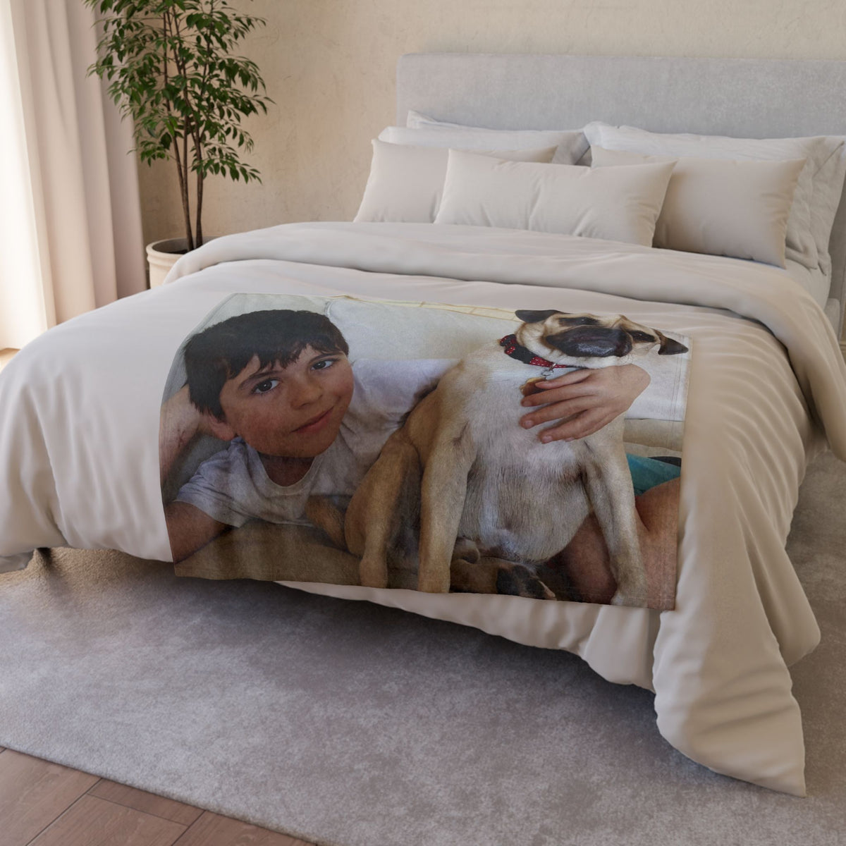 Personalised Fleece Pet Blanket (Pet Photo)