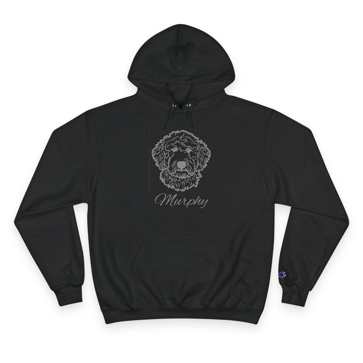 Labradoodle - Personalised Champion® Hoodie (Grey Labradoodle & Personalised Pet Name)