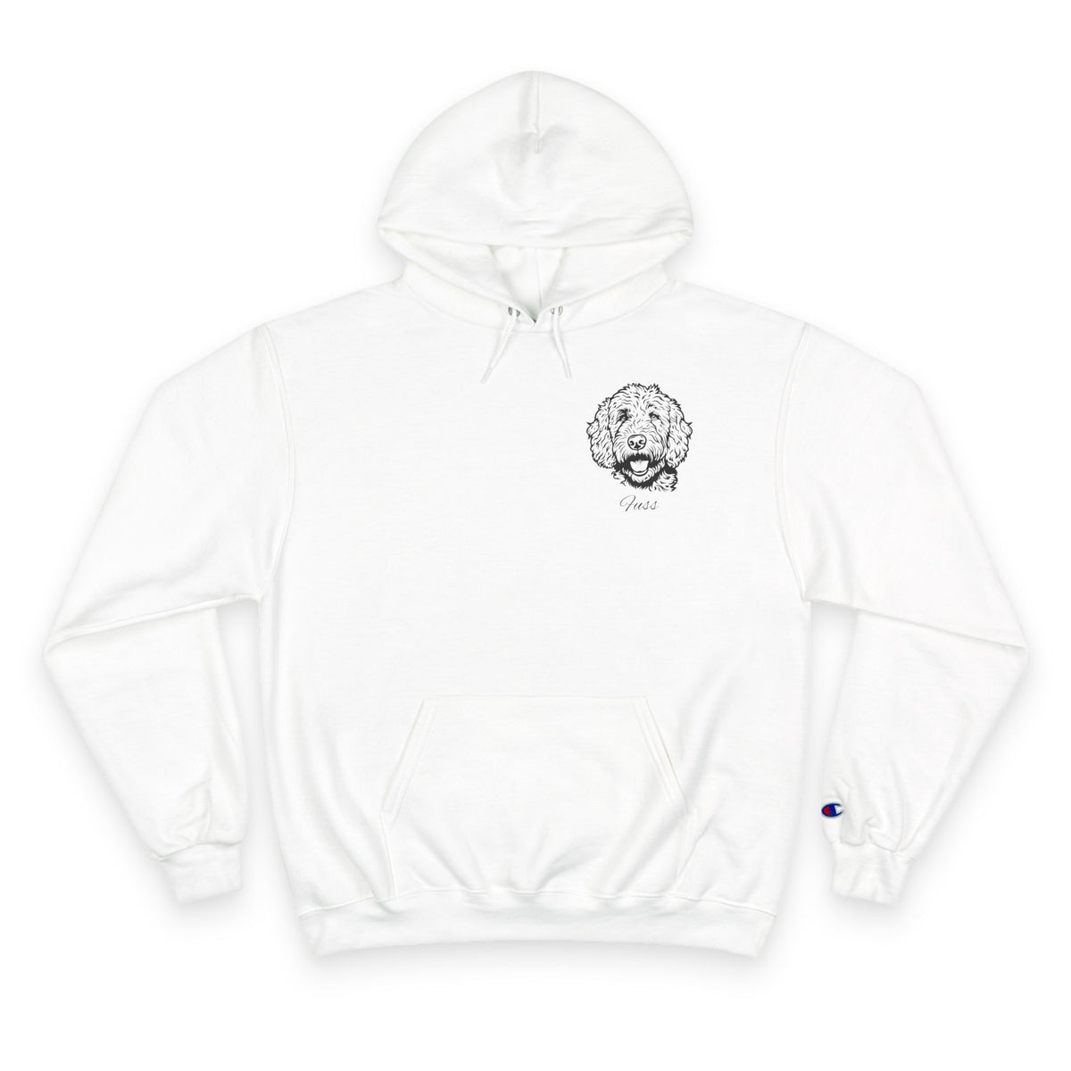 Groodle - Personalised Champion® Hoodie (Small Groodle & Personalised Pet Name)