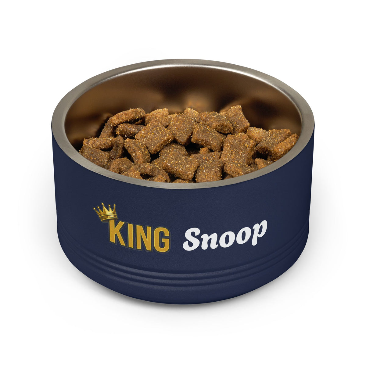 KING Personalised Pet Bowl – King Stainless Steel Dog & Cat Bowl (Pet Name)