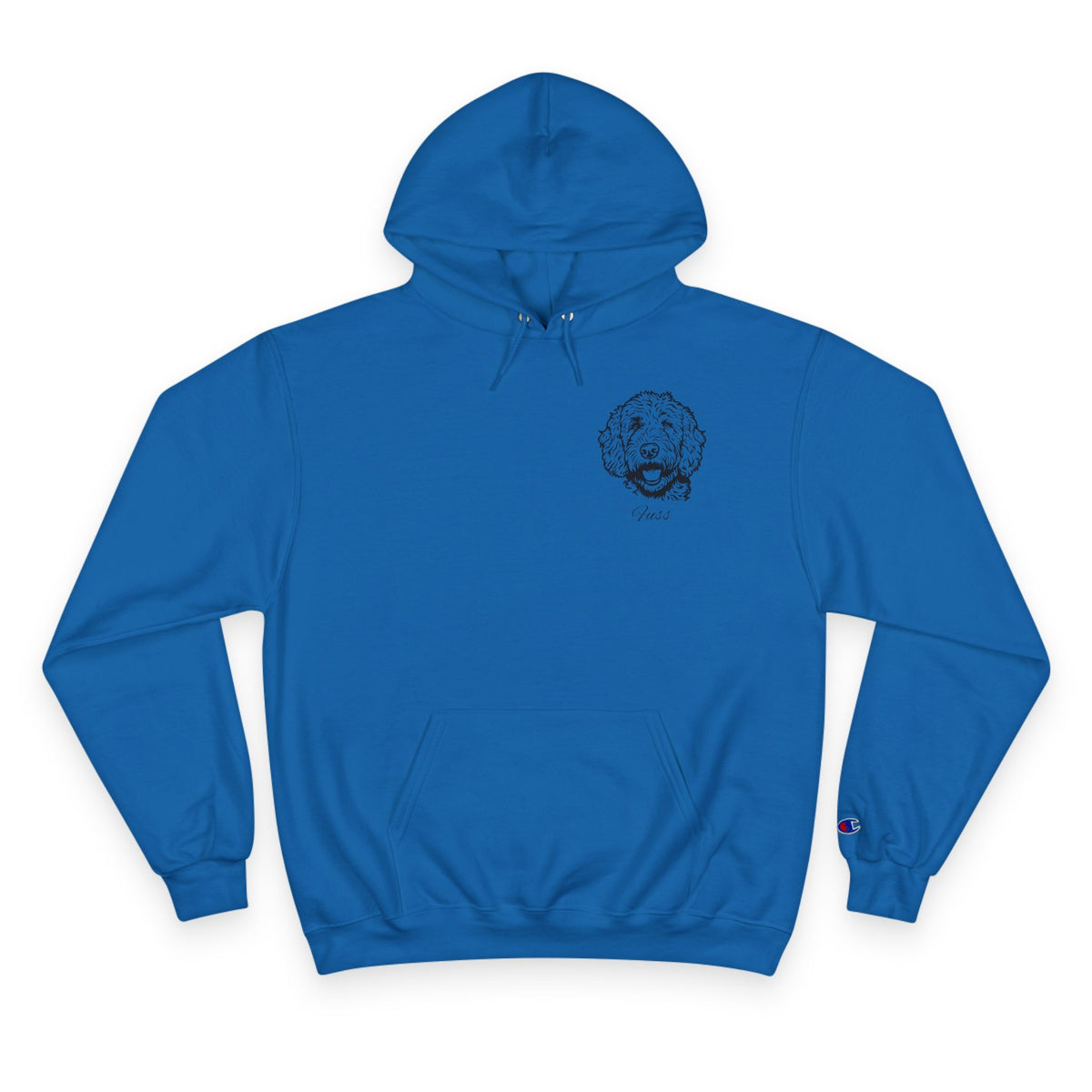Groodle - Personalised Champion® Hoodie (Small Groodle & Personalised Pet Name)
