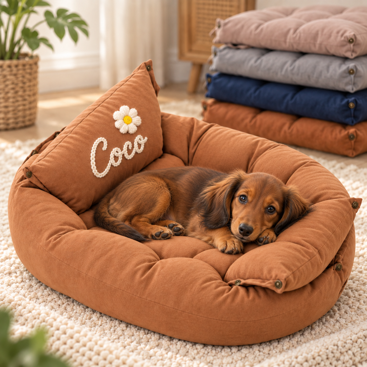 Personalised 3-in-1 Pet Bed, Sofa & Mat (Pet Name)