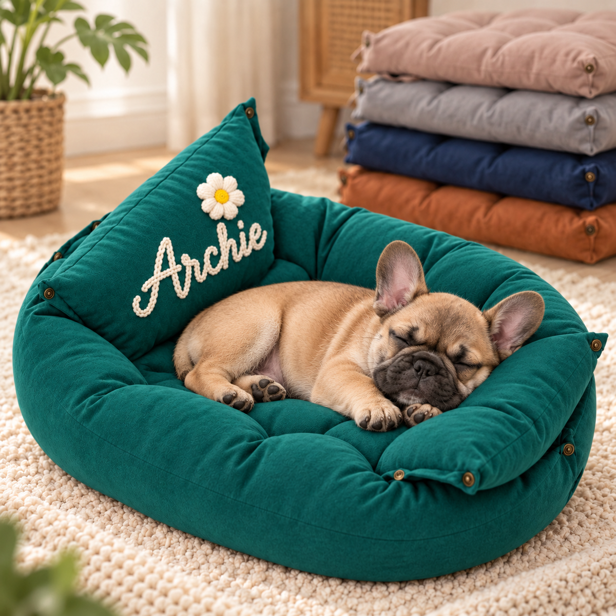 Personalised 3-in-1 Pet Bed, Sofa & Mat (Pet Name)