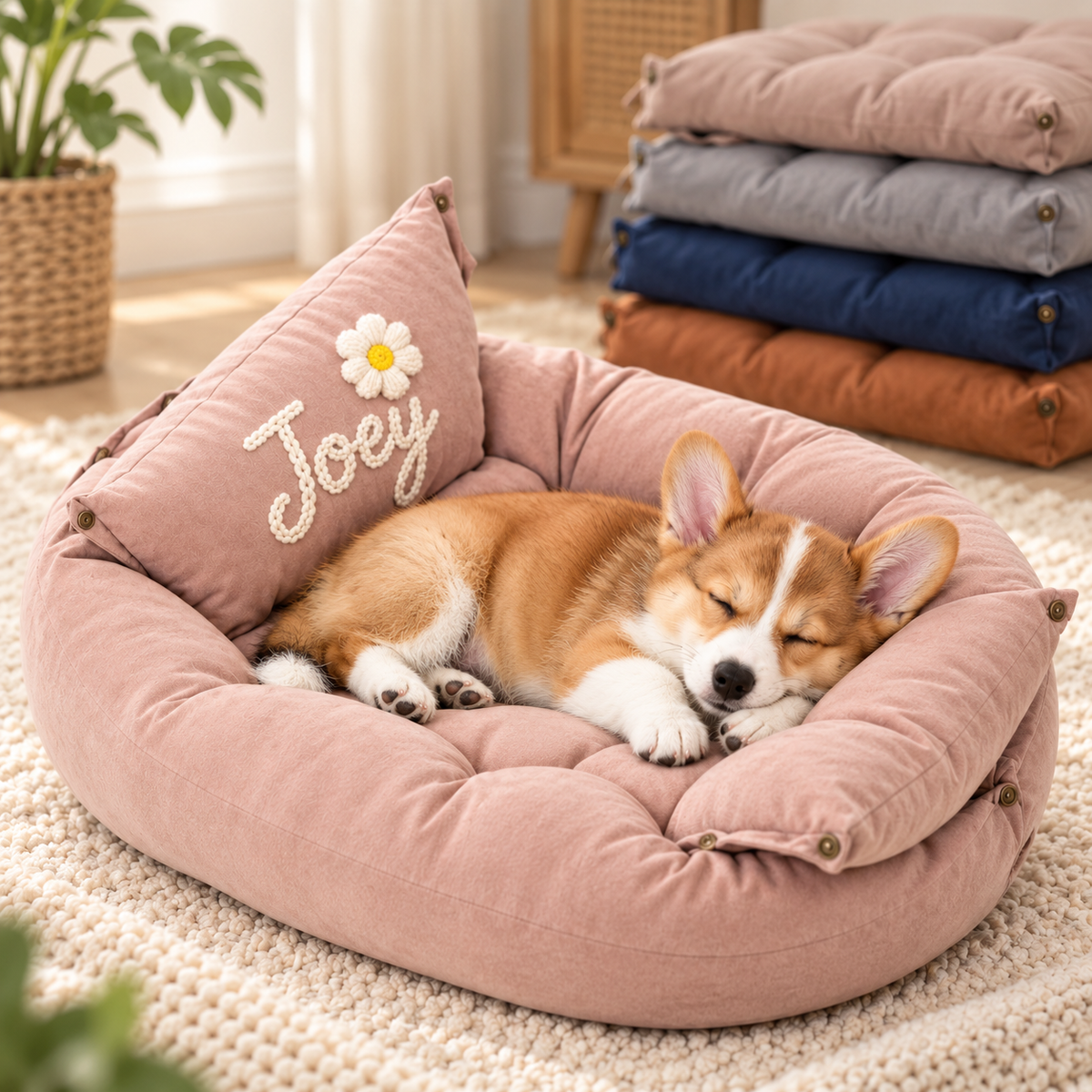 Personalised 3-in-1 Pet Bed, Sofa & Mat (Pet Name)