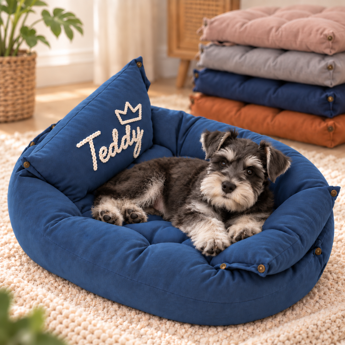 Personalised 3-in-1 Pet Bed, Sofa & Mat (Pet Name)