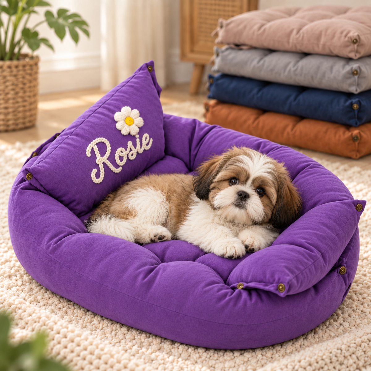 Personalised 3-in-1 Pet Bed, Sofa & Mat (Pet Name)