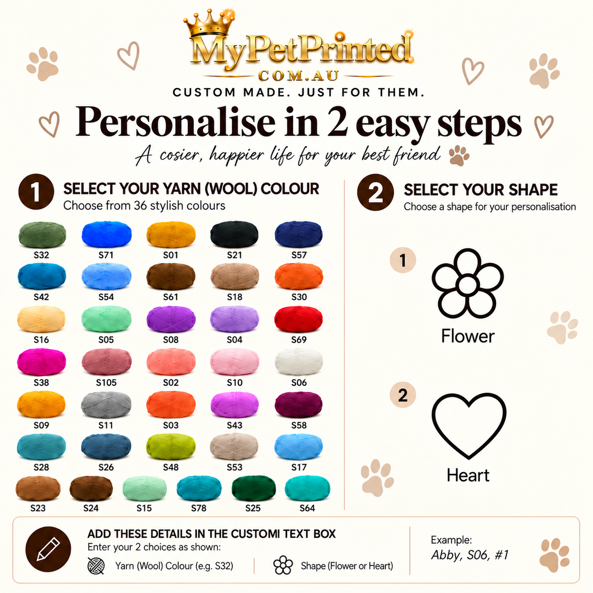 Personalised Knitted Pet Sweater (Pet Name)