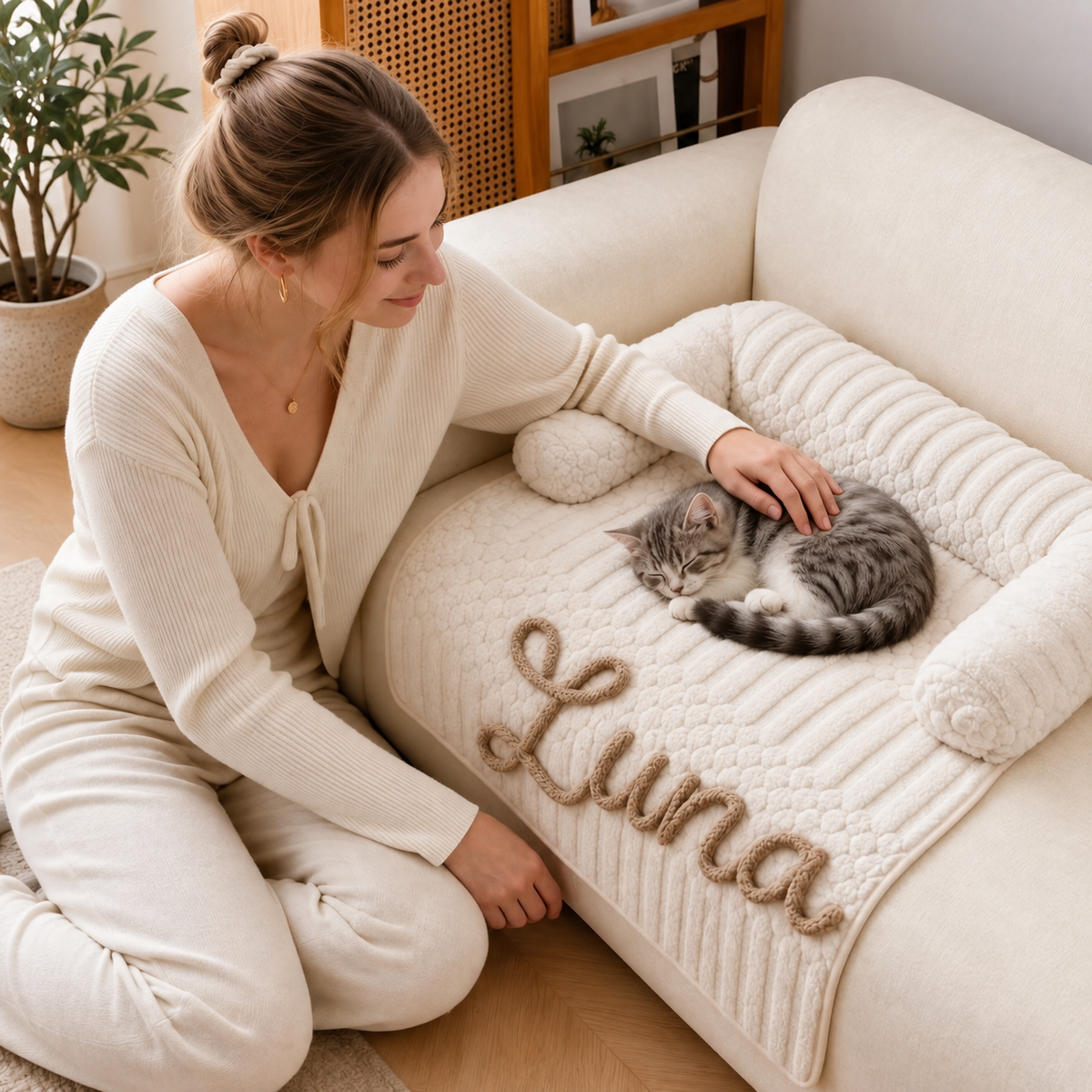 Personalised Pet Couch Mat (Pet Name)