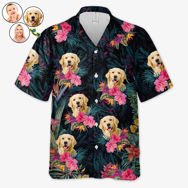 Personalised Pet Hawaiian Shirt (Pet's Image)