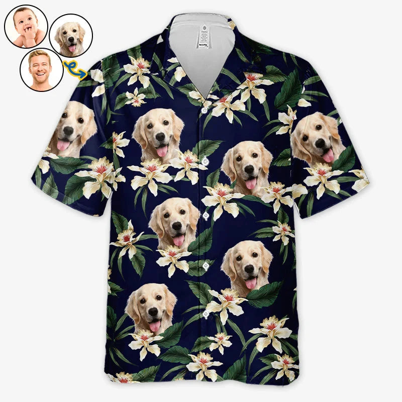 Personalised Pet Hawaiian Shirt (Pet's Image)