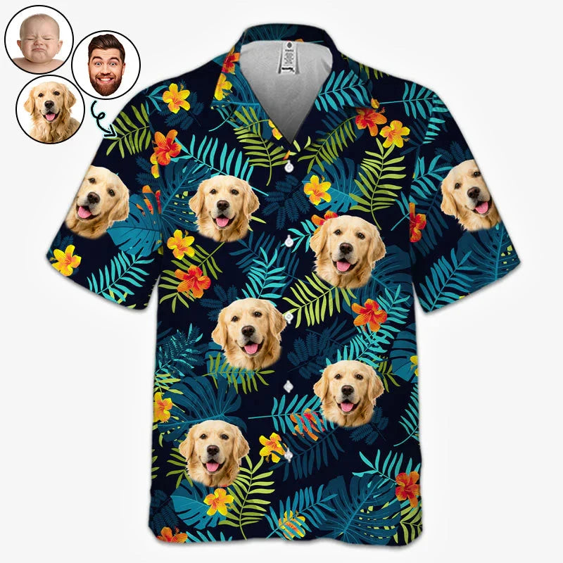 Personalised Pet Hawaiian Shirt (Pet's Image)