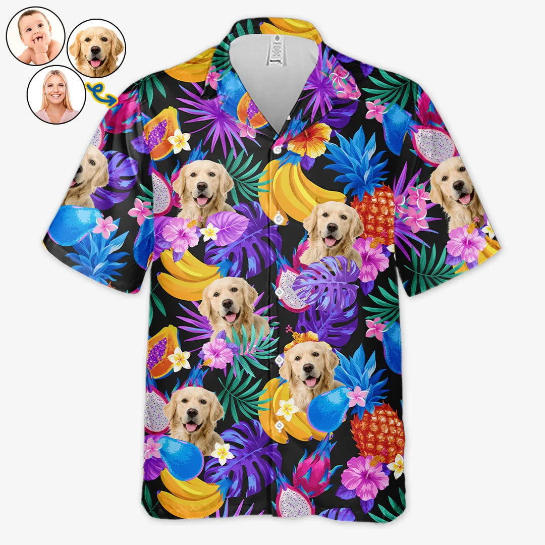 Personalised Pet Hawaiian Shirt (Pet's Image)