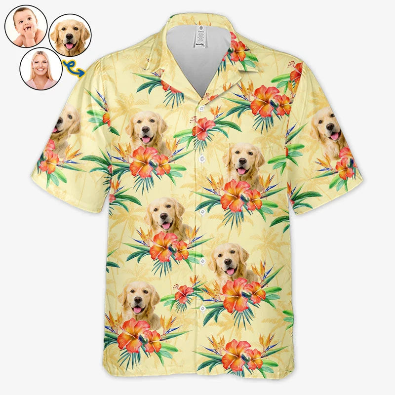 Personalised Pet Hawaiian Shirt (Pet's Image)