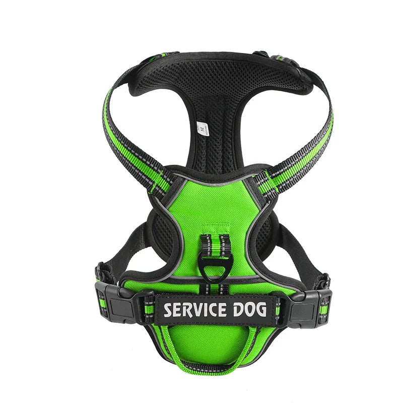 Personalised Reflective Nylon Harness (Pet Name & Number)