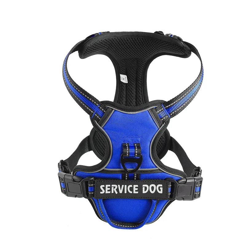 Personalised Reflective Nylon Harness (Pet Name & Number)